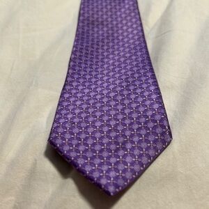 Valentino Purple Patterned Men's Tie